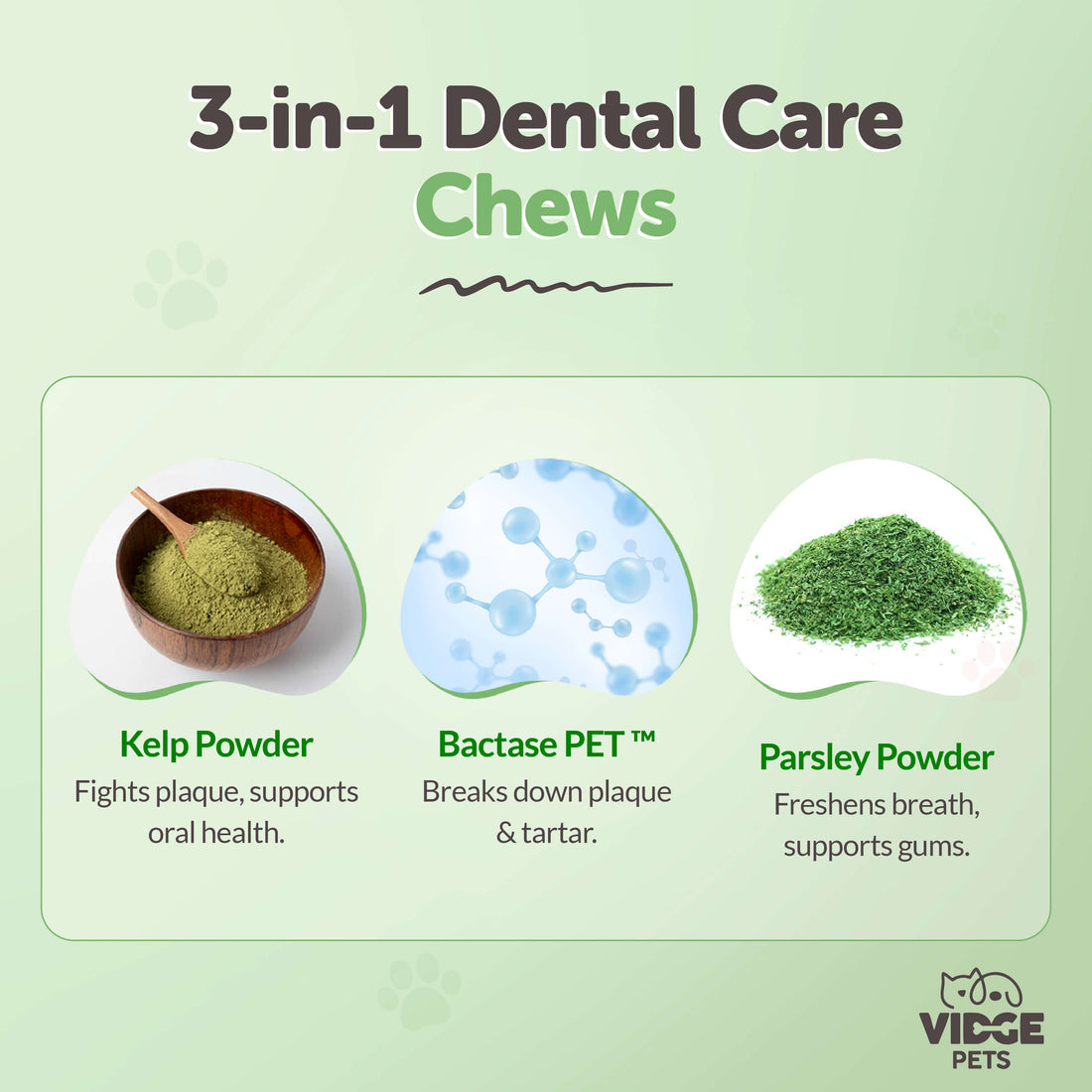 Dental support - Say Goodbye to Doggy Breath.