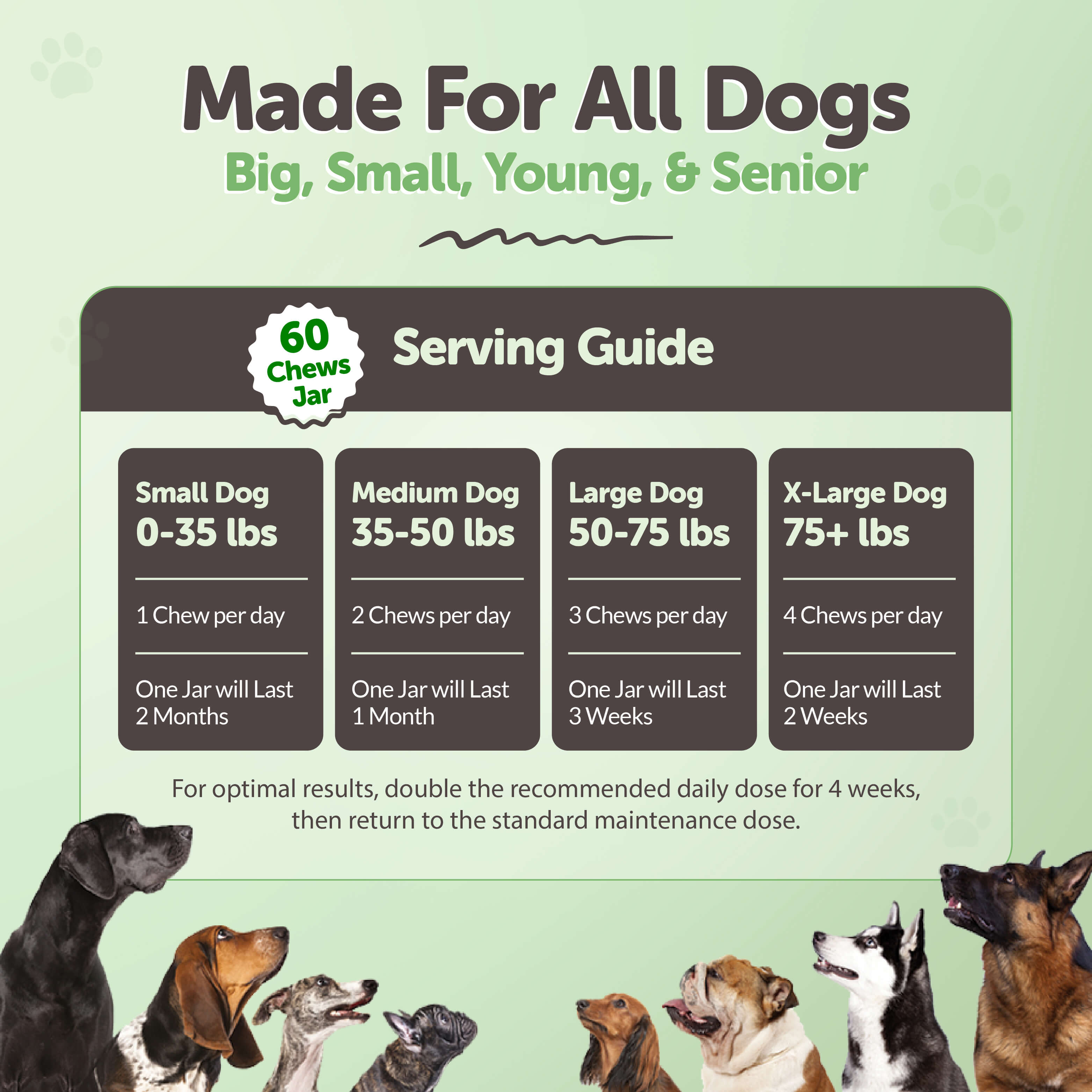 Dental support - Say Goodbye to Doggy Breath.