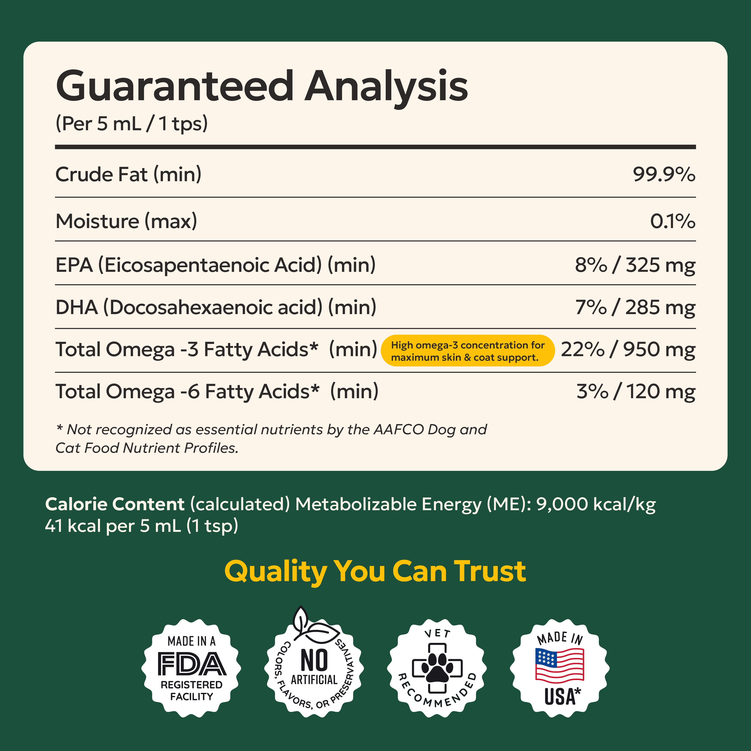 Wild Alaskan Salmon Oil – Omega‑3 Skin & Coat Support for Dogs