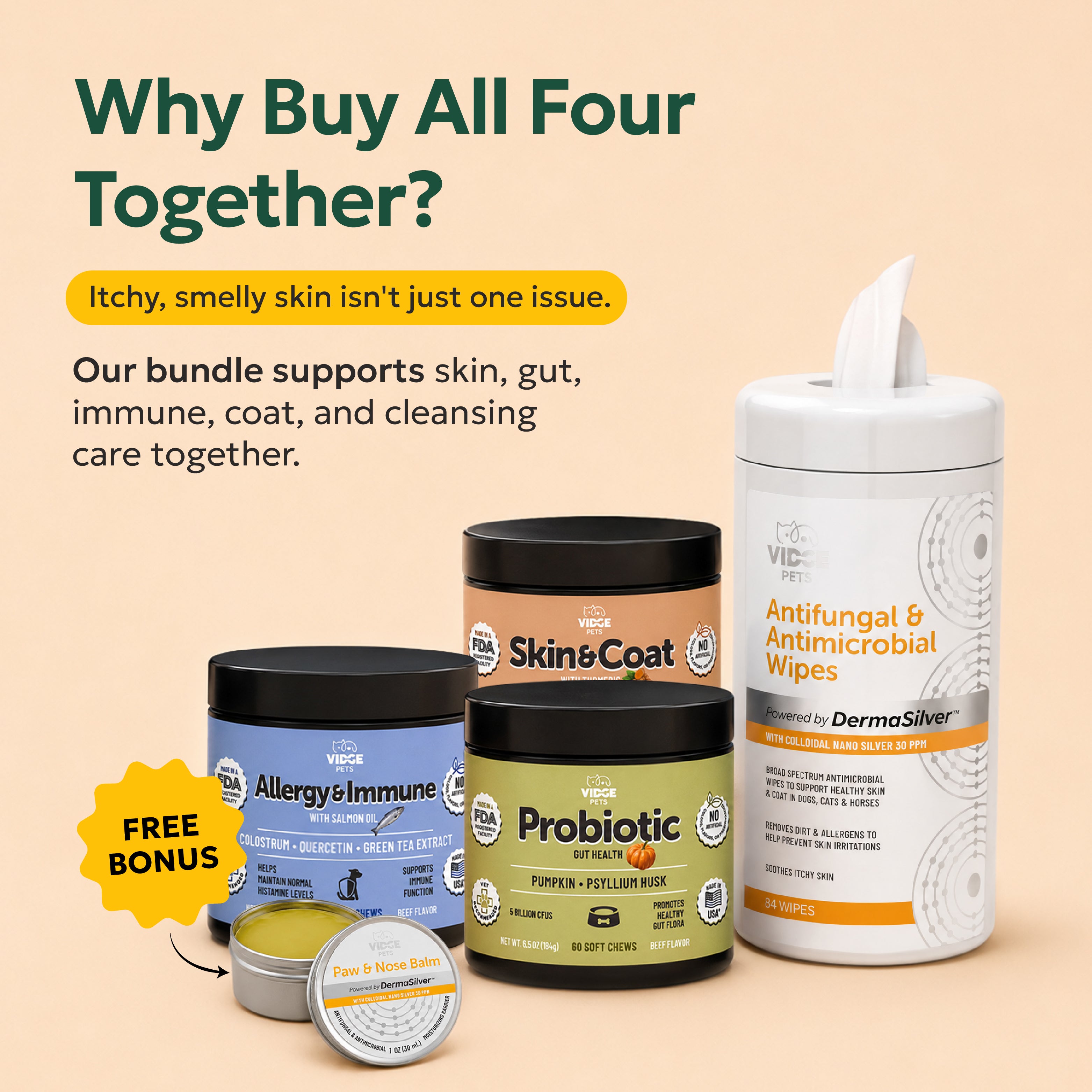 The Itchy and stinky dog bundle