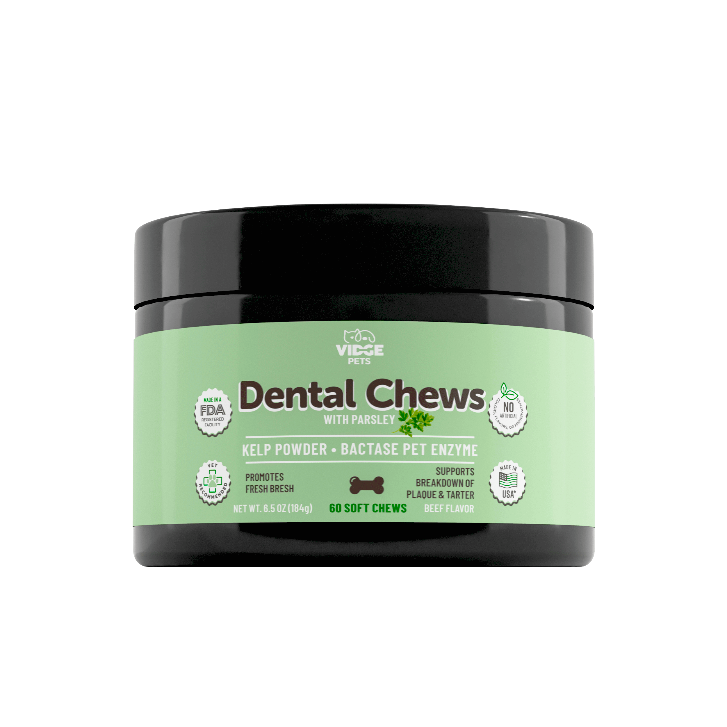 Dental support - Say Goodbye to Doggy Breath.