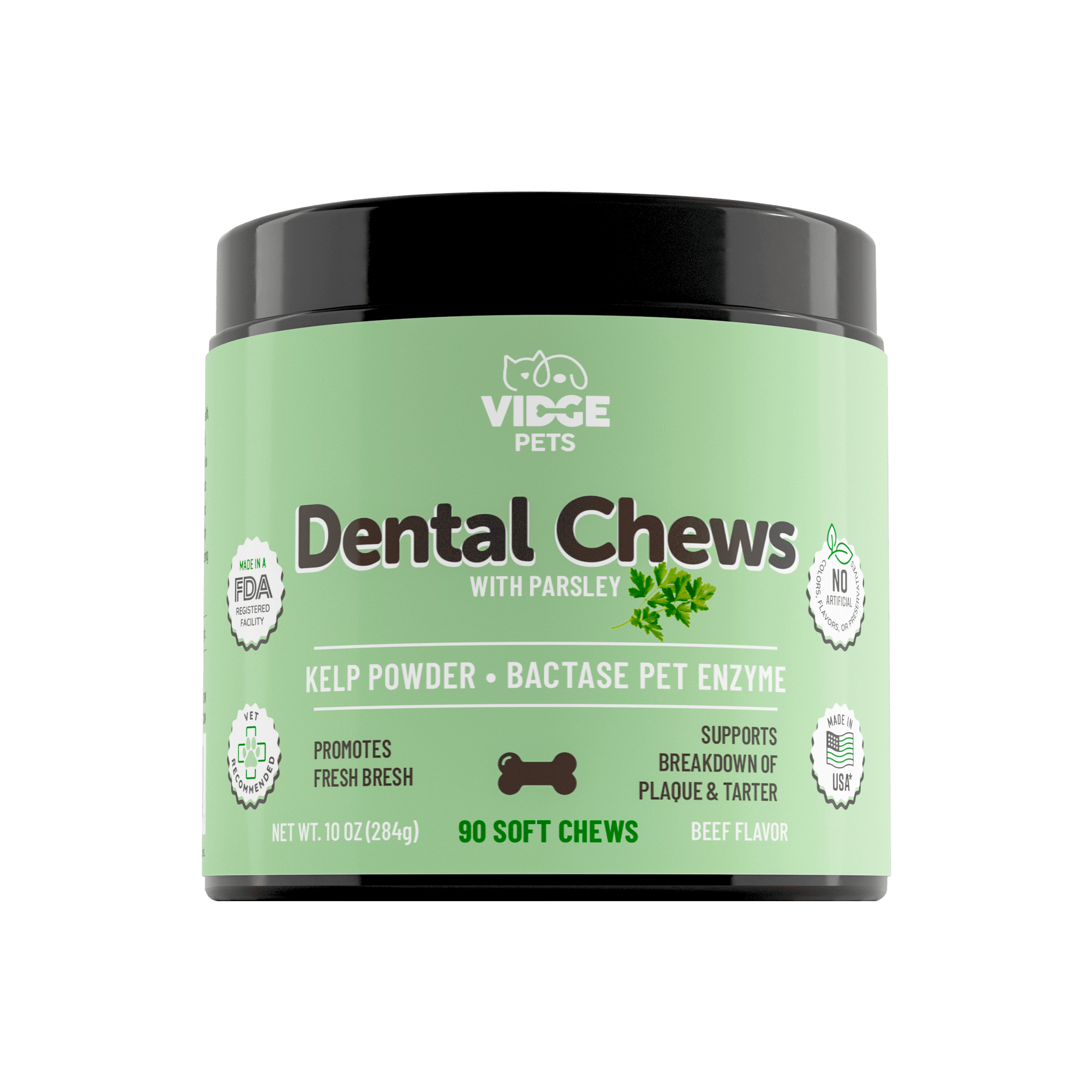 Dental support - Say Goodbye to Doggy Breath.