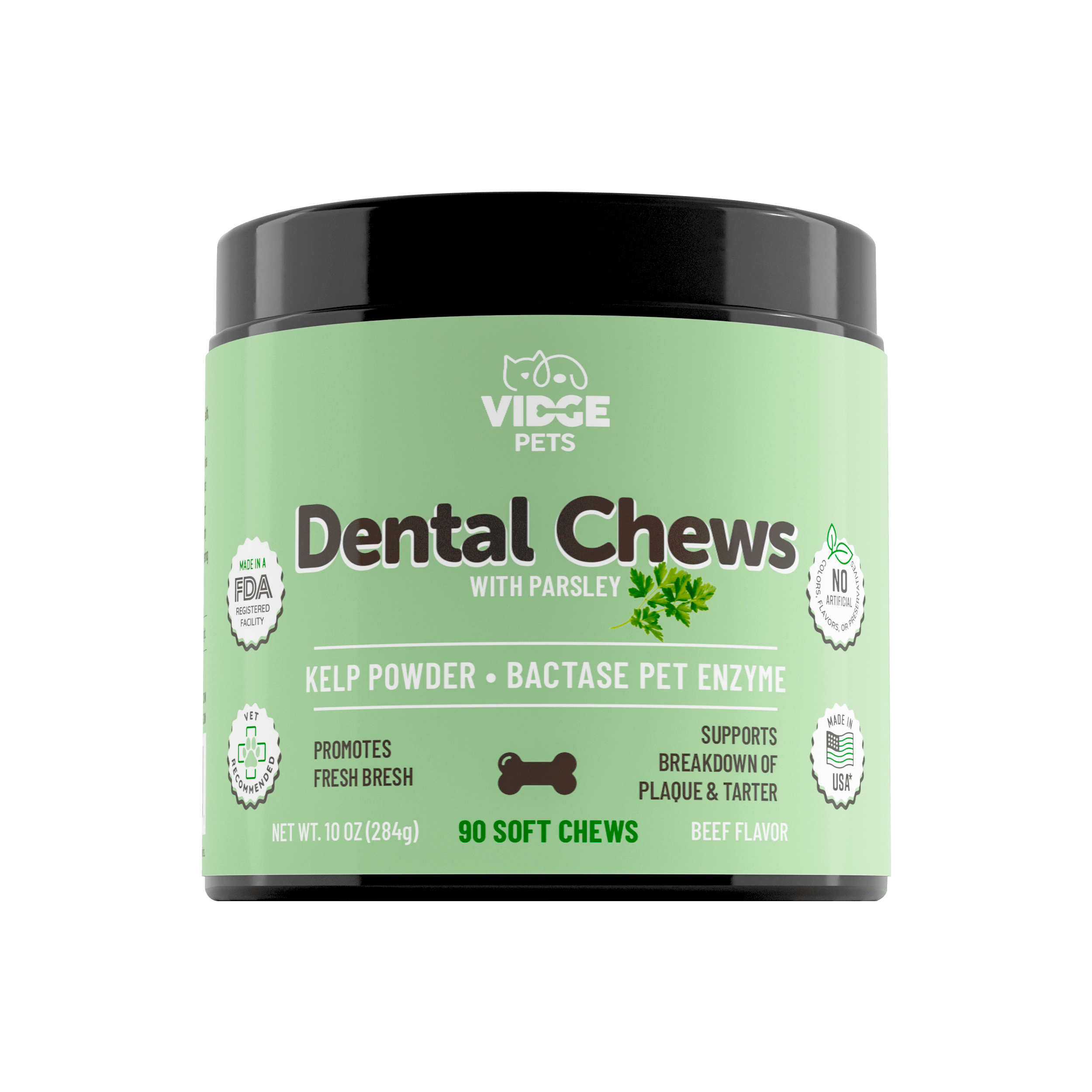 Dental support - Say Goodbye to Doggy Breath.