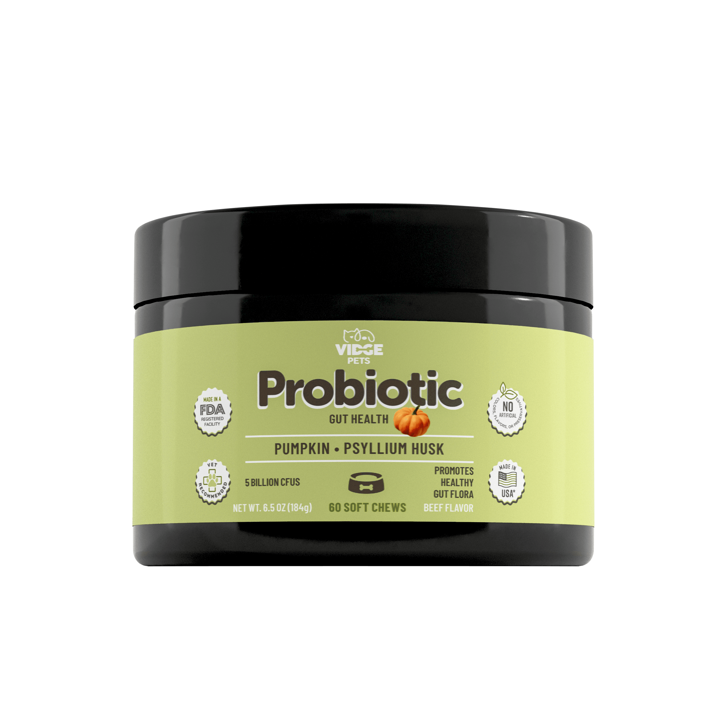 Probiotic Premium 6-in-1 & Fiber Blend for Dogs