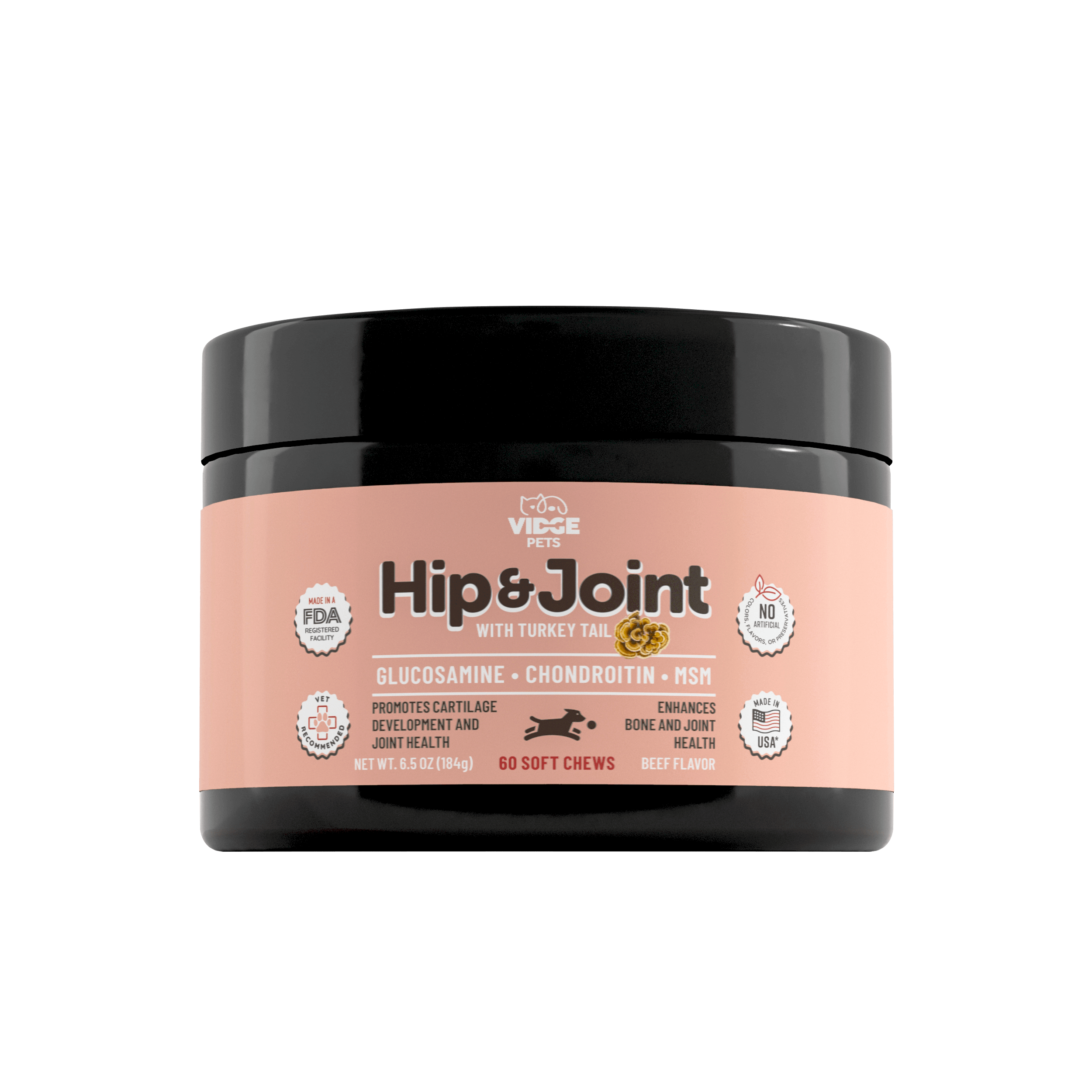 Hip & Joint Support  with Organic Turkey Tail Extract