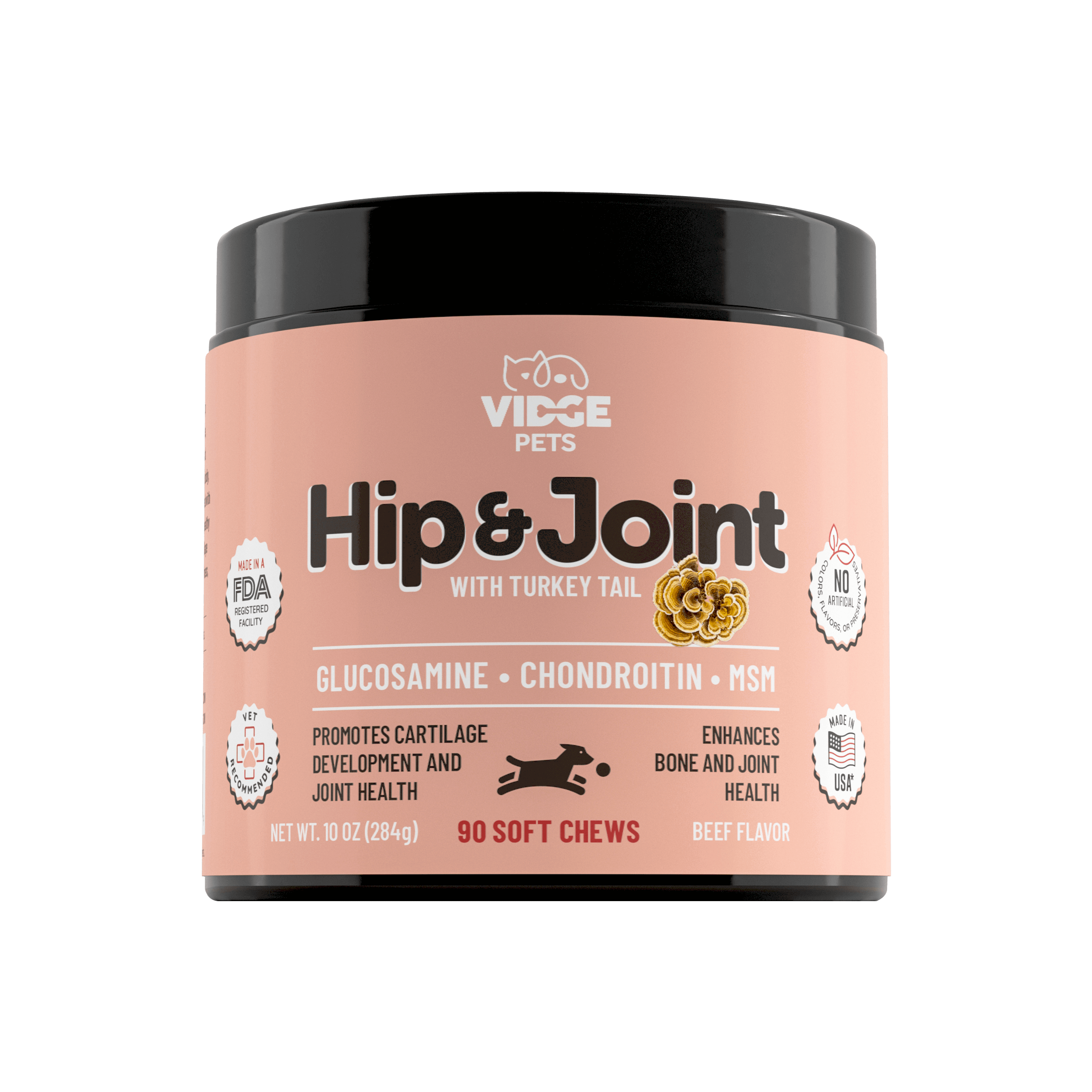 Hip & Joint Support  with Organic Turkey Tail Extract